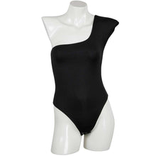 Load image into Gallery viewer, Silk Blend Asymmetrical Bodysuit