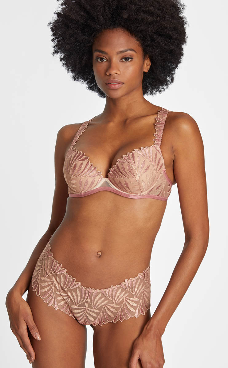 Aubade Sensory Illusion Moulded Plunge Bra - Collections from